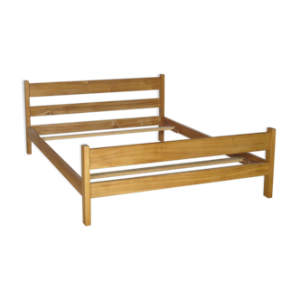 Solid elm bed frame