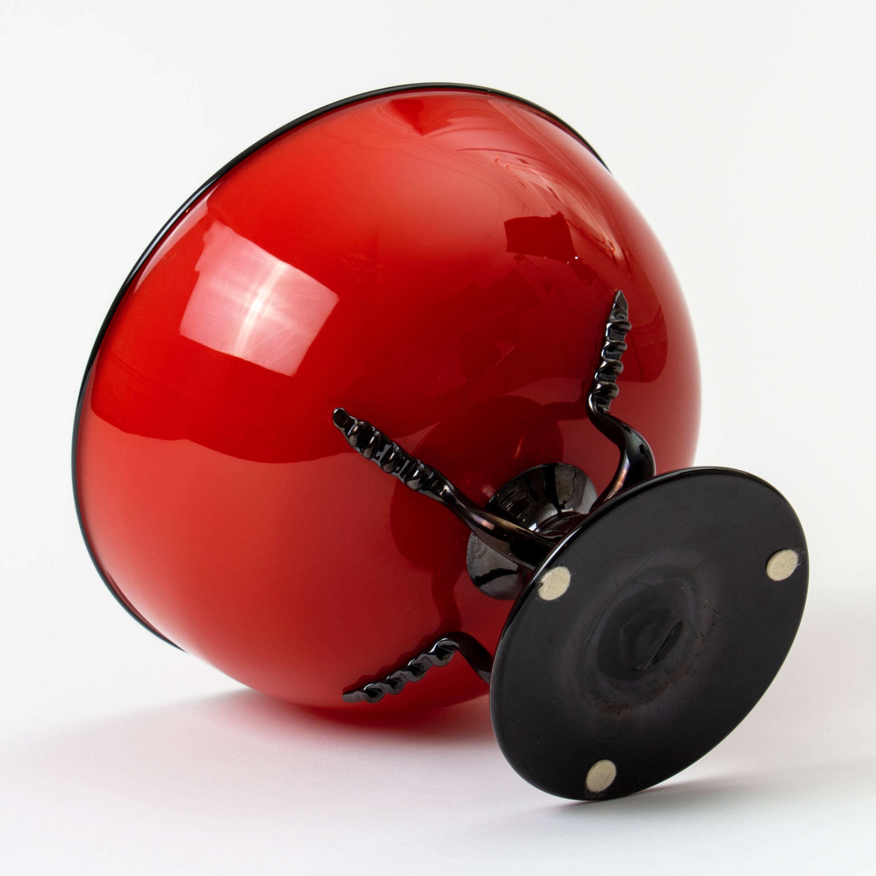 Transjö Hytta blown glass cup (Sweden)