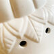 Vintage suspension lamp in white porcelain