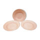 Trio assiettes creuses Digoin roses