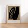 Abstract black giclee print, 50x70cm
