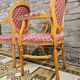 Paire de fauteuil Médaillon style Louis XV