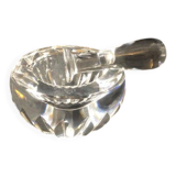 Baccarat Crystal Ashtray, Mortar and Pestle design, Stamped, France