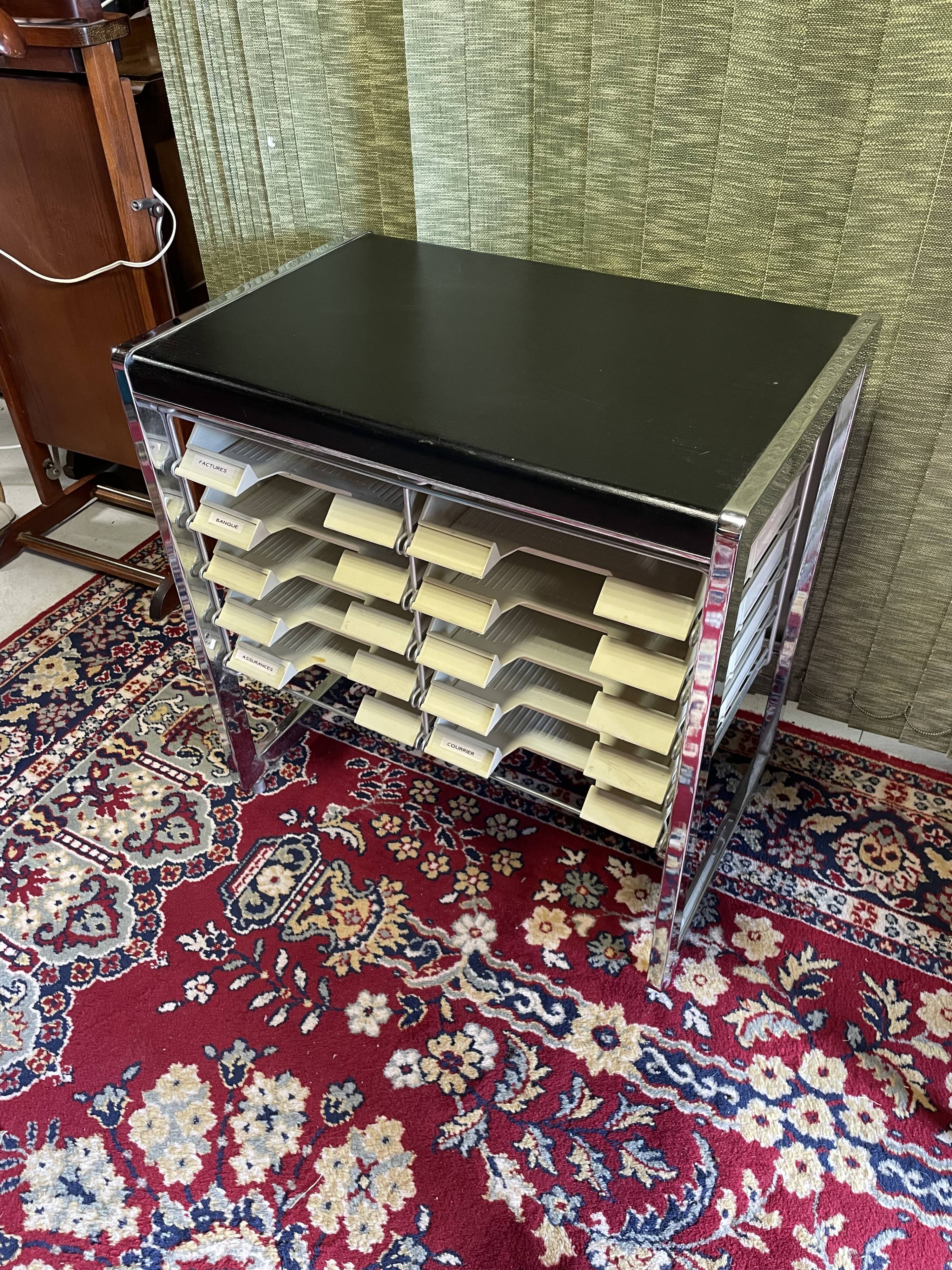 Trieur de bureau meuble métier design année 70/80
