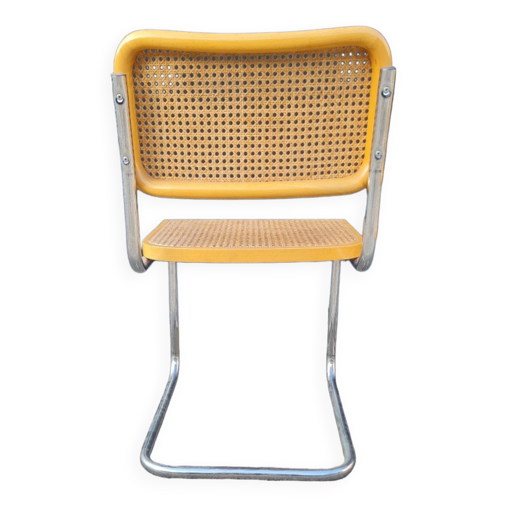 Pair of chairs cesca B32 by Marcel breuer