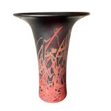 Hadeland Glassverk Blown Glass Vase – Vintage Scandinavian Art From the 20th Century