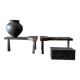 Banc ou table basse modulaire en 2 parties L:2m l:60 H:46