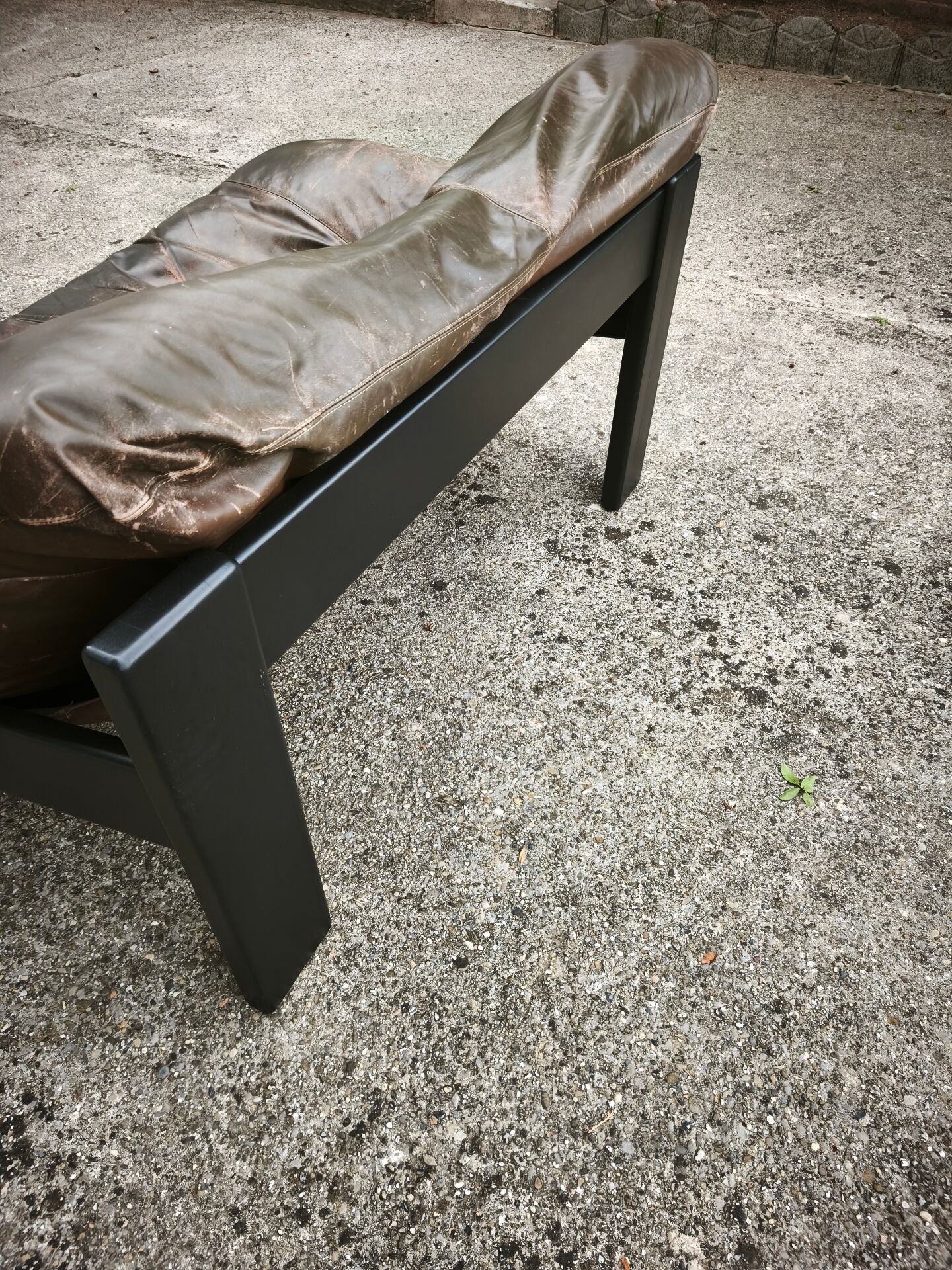Canapé en cuir vintage