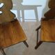 Pair of chairs brutalist stepladder