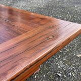 Mahogany set (ipe) composed of a table, 14 chairs and 2 armchairs - work from the 70s