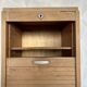 Stripped filing cabinet in oak veneer