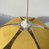 Suspension flower petal yellow vintage 70s