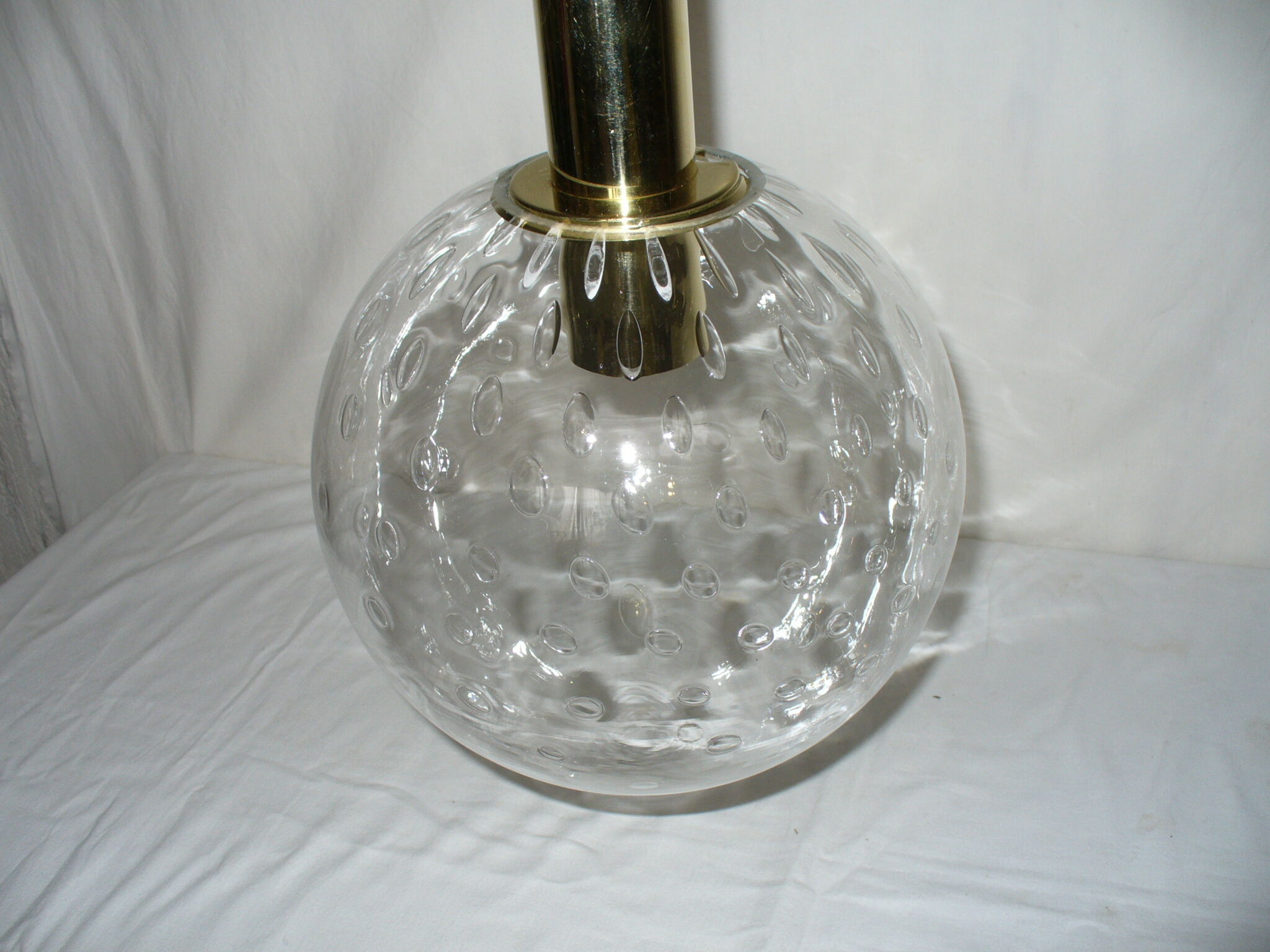 Suspension blown glass ball from the 60s - 70s