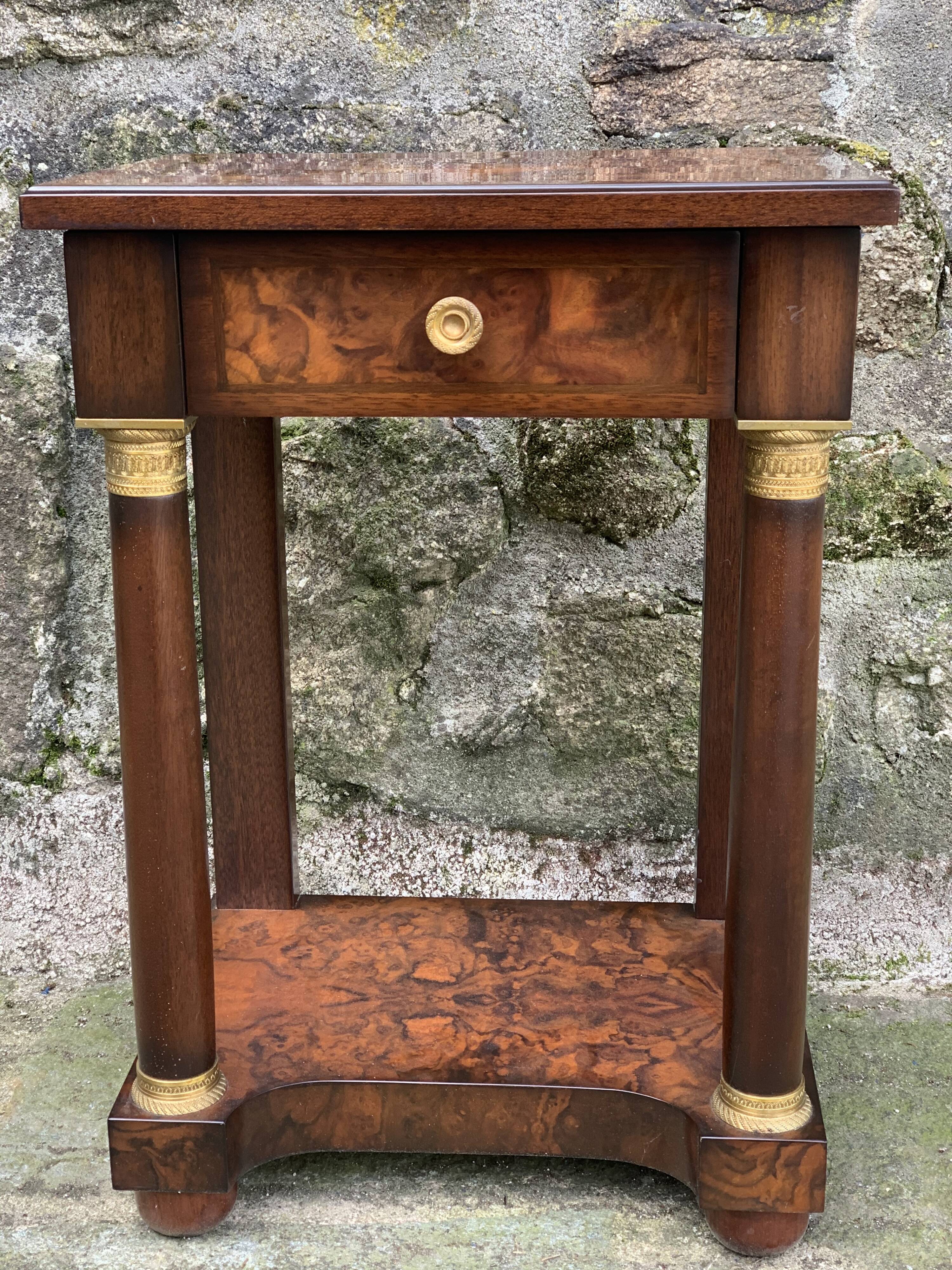 Mahogany art deco style serving table