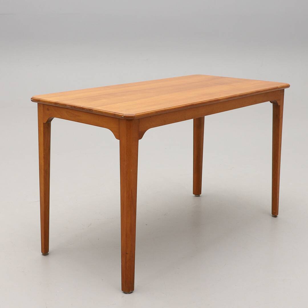Vintage Walnut Coffee Table Carl MALMSTEN 1960 Sweden