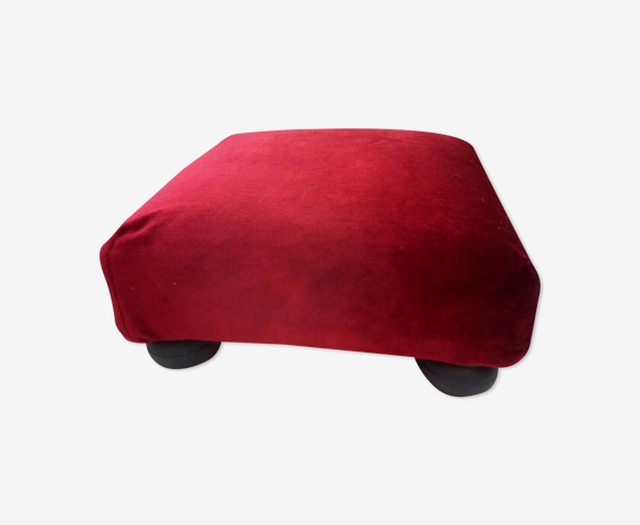 Pouf en velours