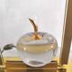 Hanging apple lamp in crystal design Le Dauphin