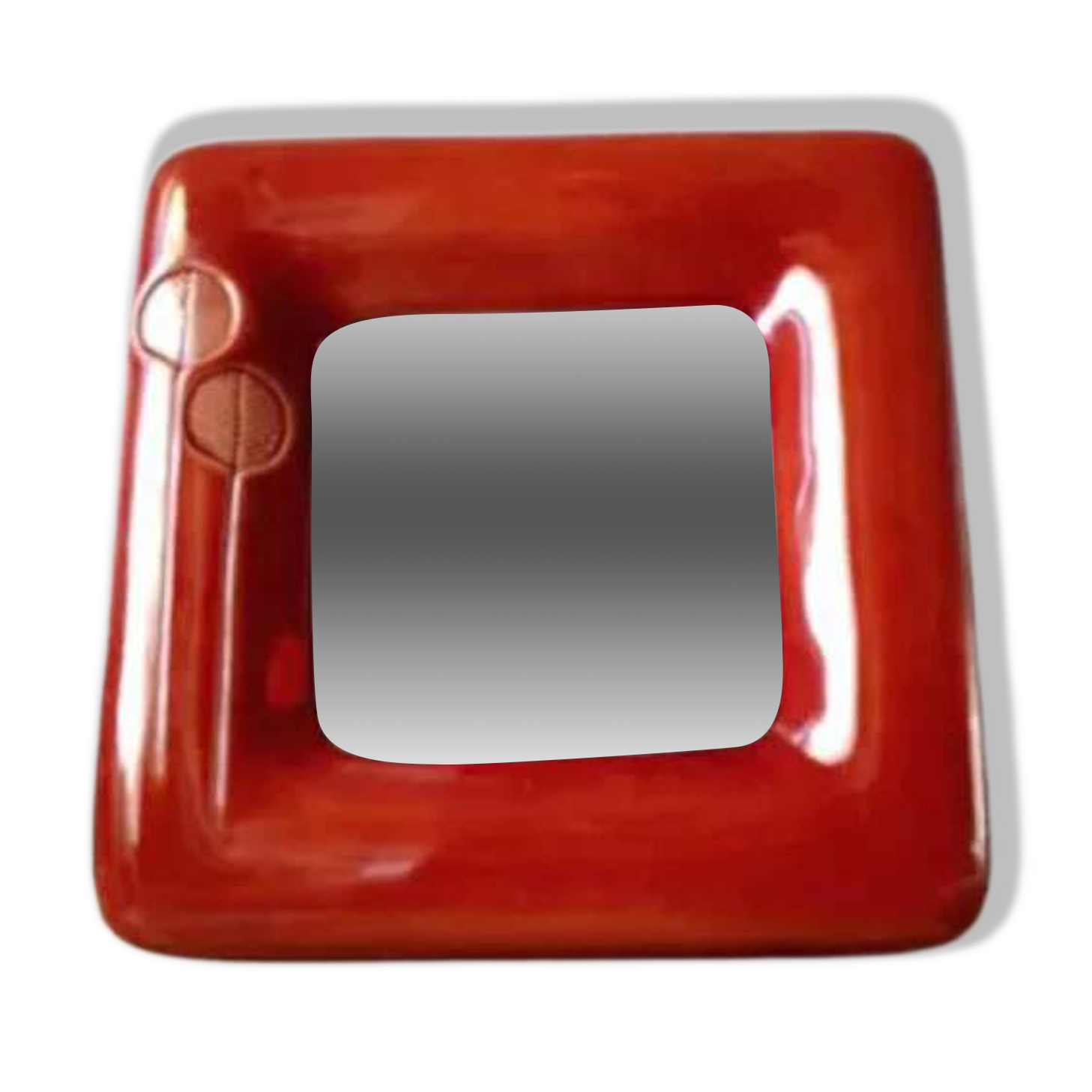 Glazed Ceramic Mirror
