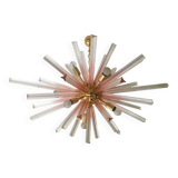 Triedro ceiling lamp in Murano glass