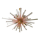Triedro ceiling lamp in Murano glass