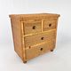 Commode en rotin années 1970