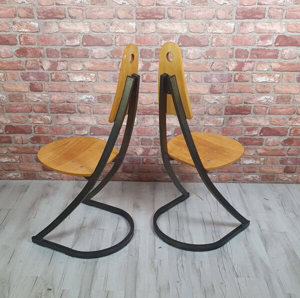 Chaise 'Arii' rénovée par Mirima Design, France années 1970