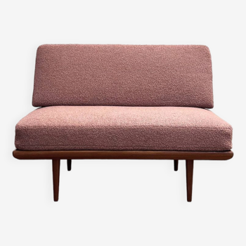 Danish Mid-Century 2-Seat Sofa, Minerva Series by Peter Hvidt and Orla Mølgaard Nielsen, France & So