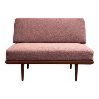 Danish Mid-Century 2-Seat Sofa, Minerva Series by Peter Hvidt and Orla Mølgaard Nielsen, France & So