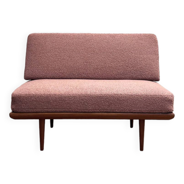Danish Mid-Century 2-Seat Sofa, Minerva Series by Peter Hvidt and Orla Mølgaard Nielsen, France & So