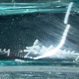 Large Daum Nancy vase Lorraine cross blue Sorcy model 1930