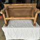 Raw wood coffee table