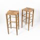 Paire de tabourets hauts vers 1950