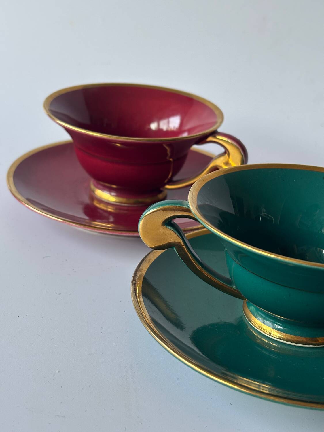 Tasses à café art déco