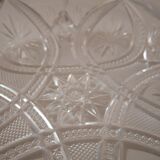 Chiseled crystal bowl