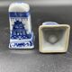 Elegant table set, Chinese porcelain, blue and white, condiments.