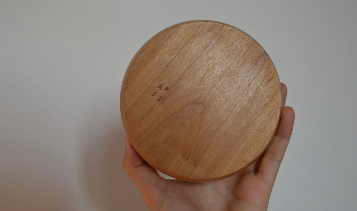 Vintage wooden box signed