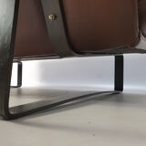 Vintage leather sofa by Kho Liang ie for Artifort, 1960s