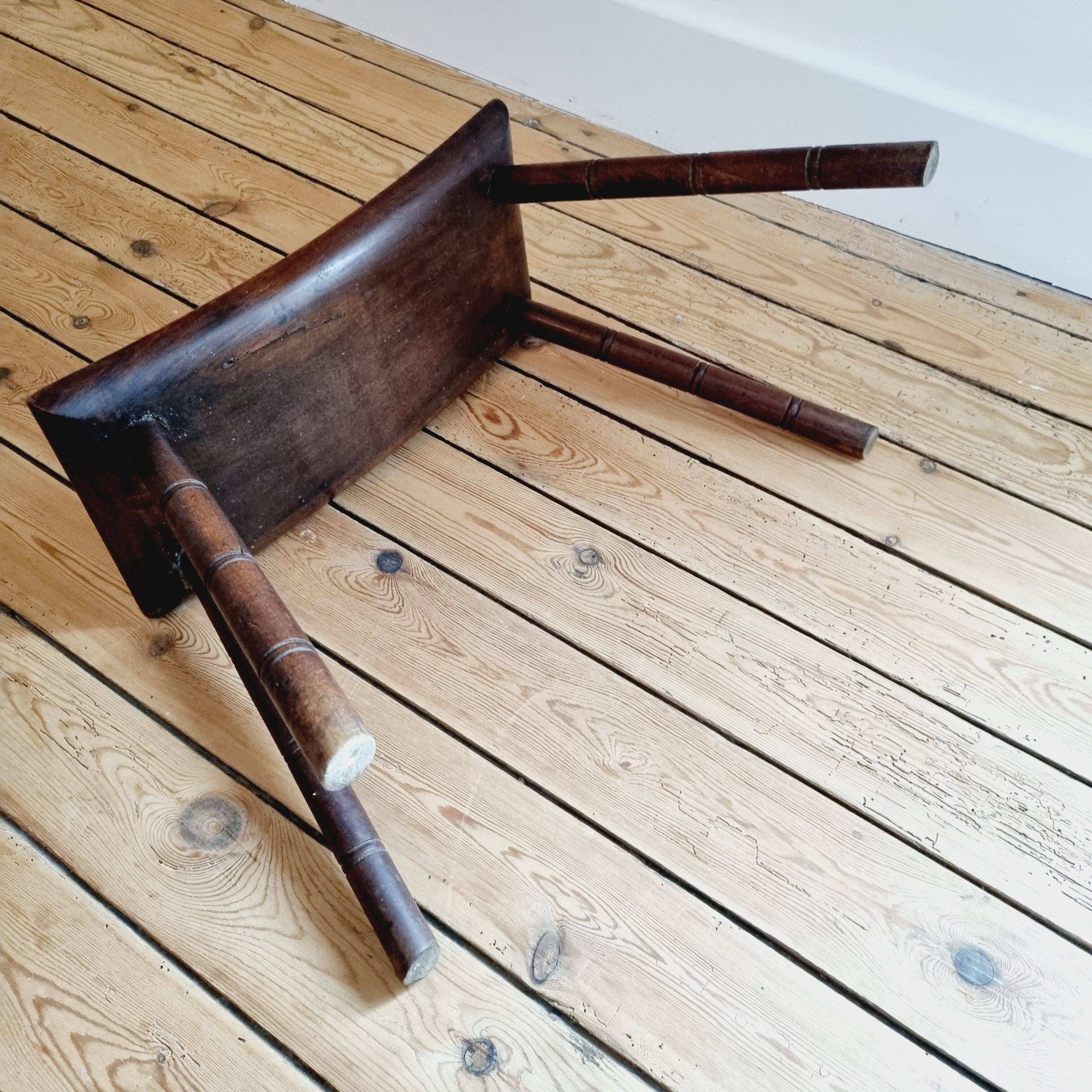 Oriental wooden stool