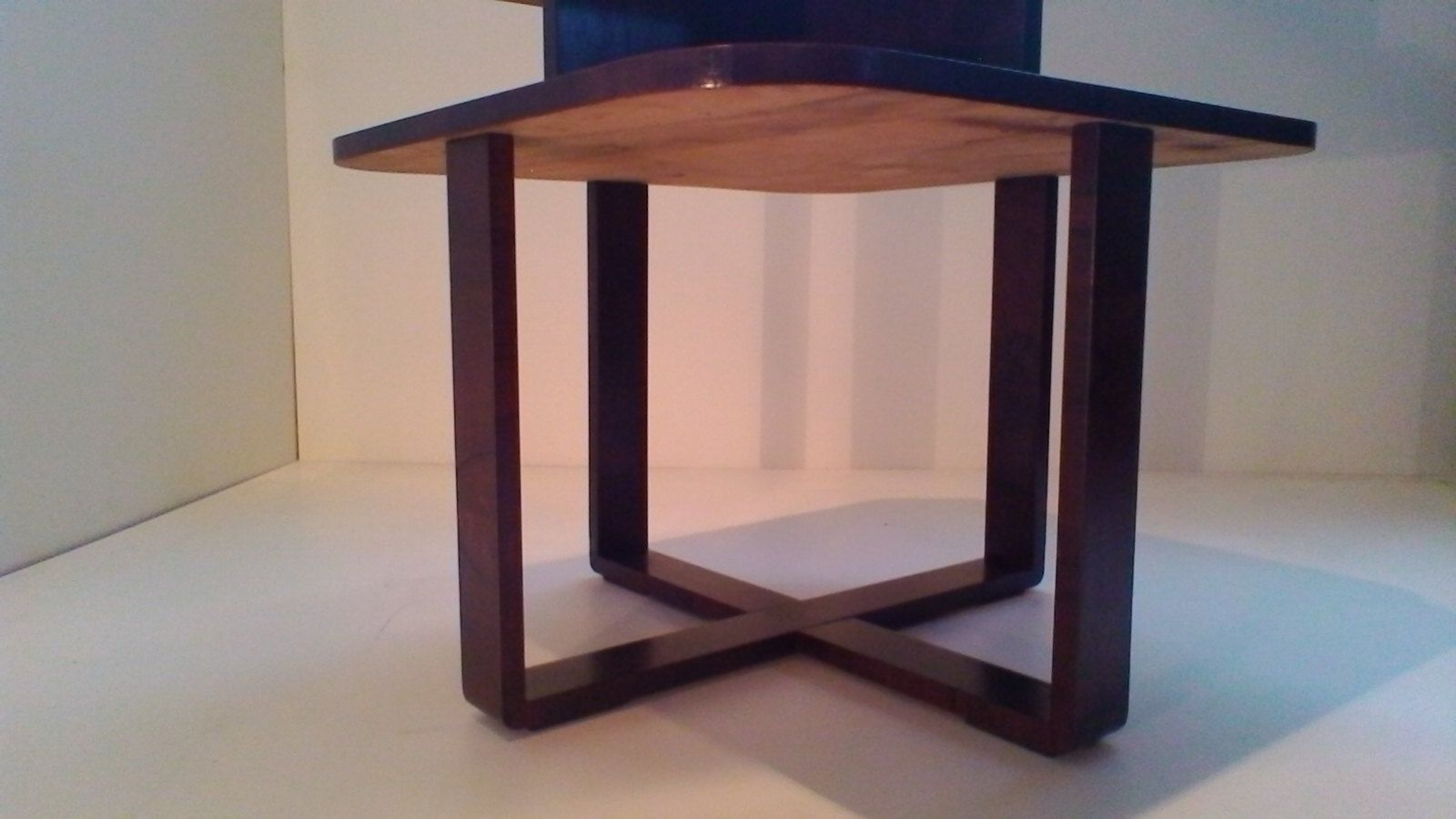 Table low Deco rectangular bentwood
