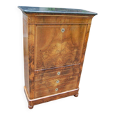 Louis Philippe period walnut secretary from the 19th century