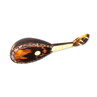 Mandolin in ivory and mother-of-pearl tortoiseshell