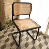 Set of 4 black Marcel Breuer B32 chairs