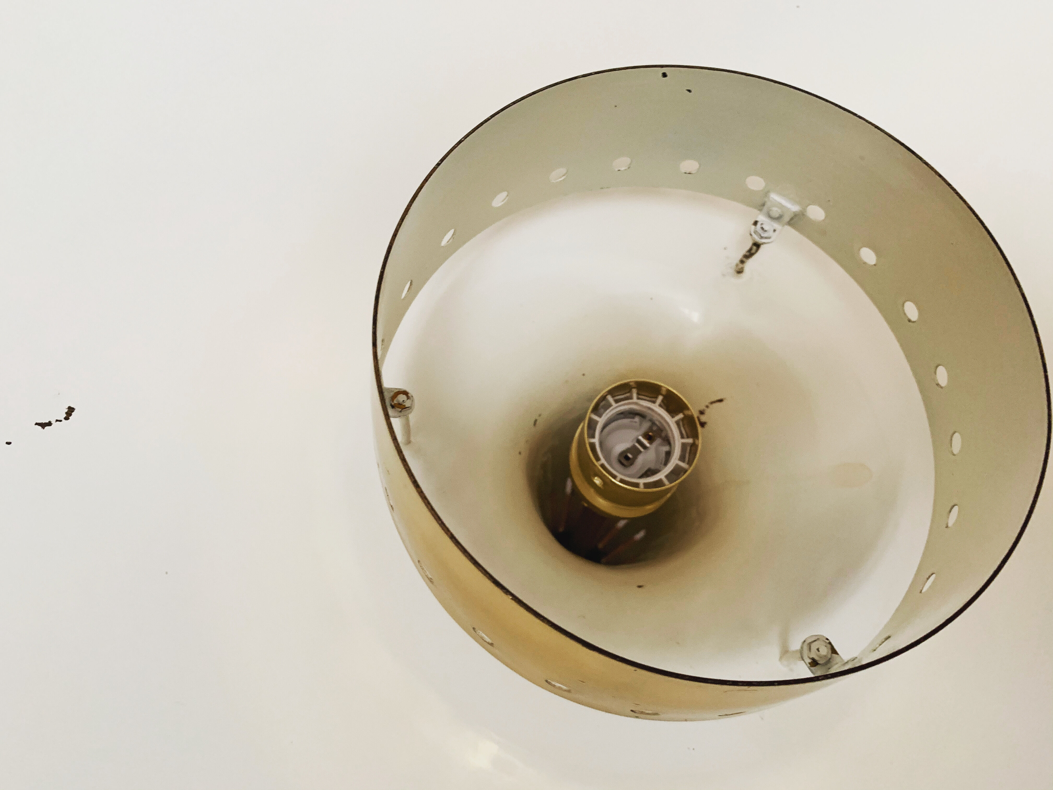Swedish Mid-Century Modern brass pendant lamp