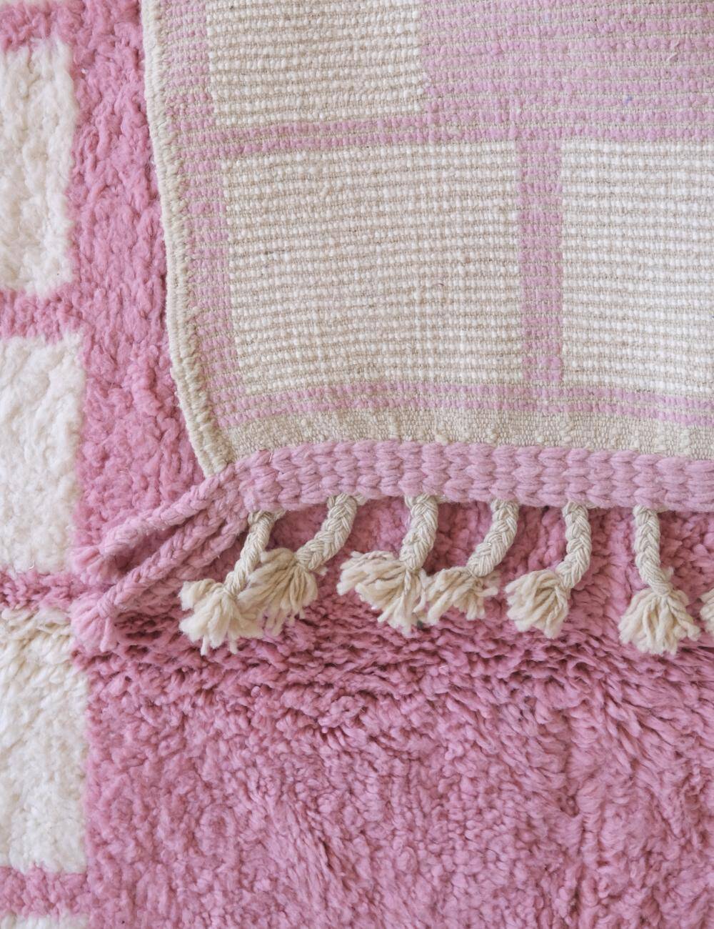 Berber Pink Rug - 285 x 222 cm