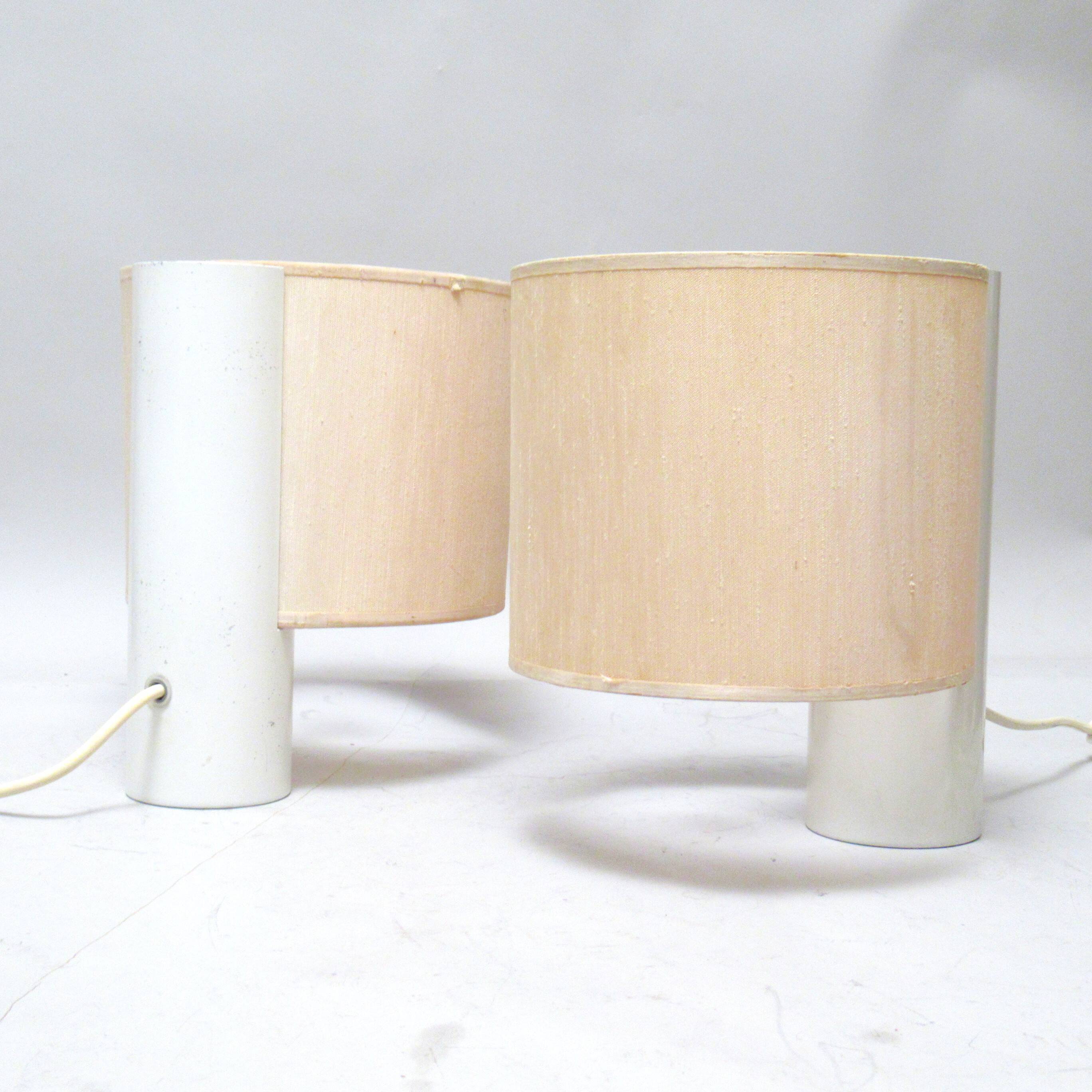 Pair of Fluette Giuliana Gramigna Quatrifolio lamps 1970