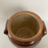 Glazed stoneware pot