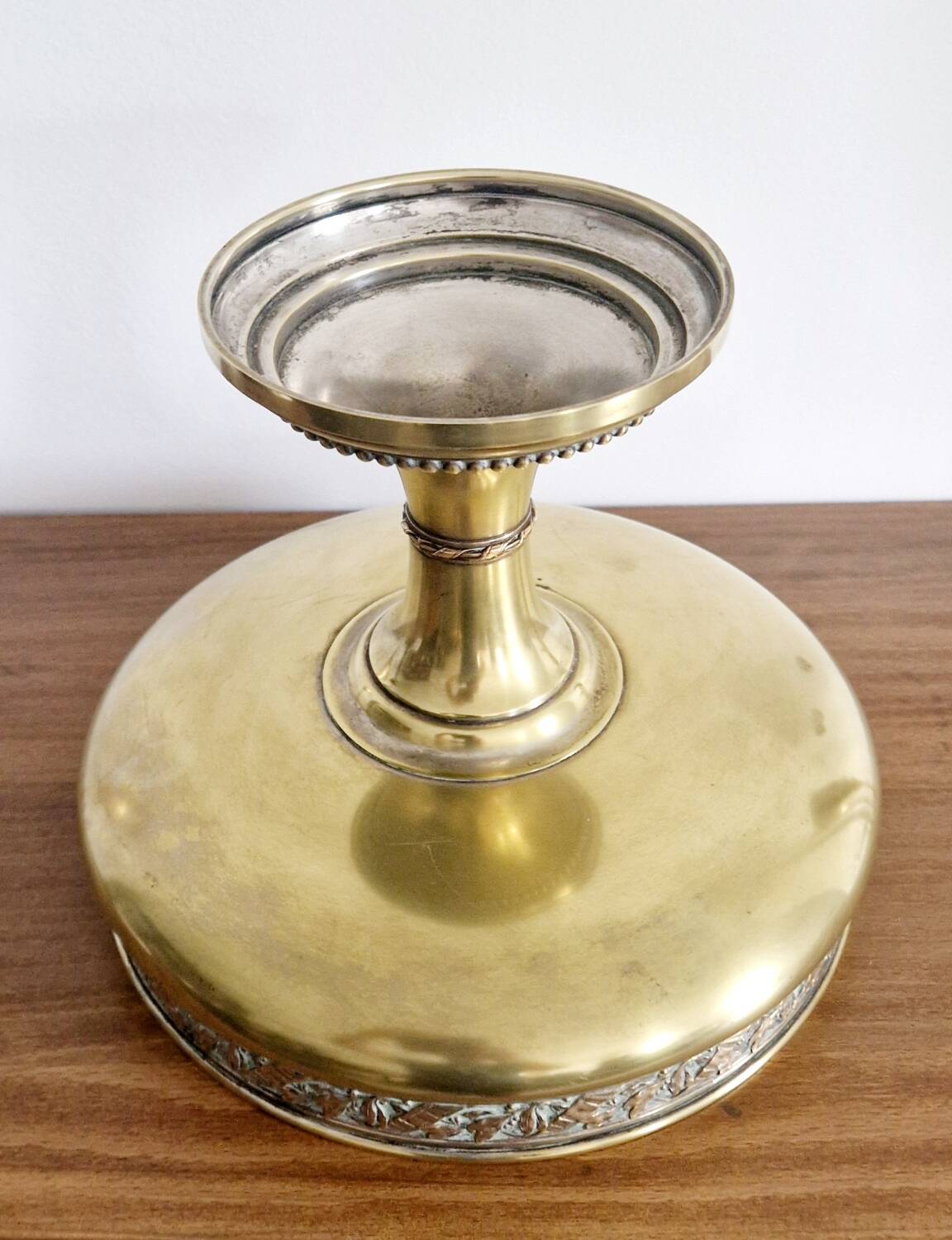 Gilded metal footed cup from the early 20th century