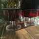 Lot de 12 coupes à champagne Luminarc modèle Suède rouge