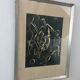 Linogravure foot ball, art déco