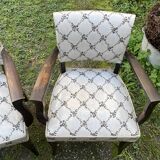 Paire de fauteuils bridge
